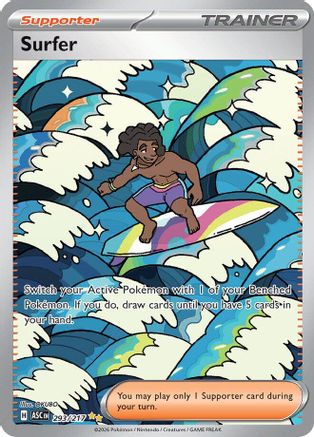 Surfer (293/217) - MAH  - Special Illustration Rare - Holofoil