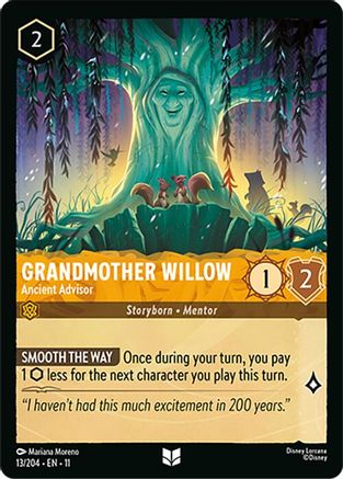 Grandmother Willow - Ancient Advisor (13/204) - W - Uncommon