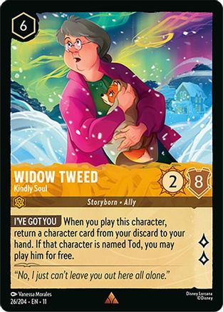 Widow Tweed - Kindly Soul FRANÇAIS (26/204) - G - Rare - Cold Foil