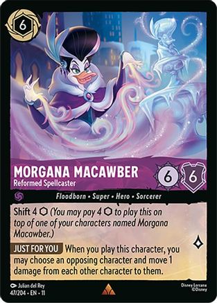 Morgana Macawber - Reformed Spellcaster (47/204) - W - Rare - Cold Foil