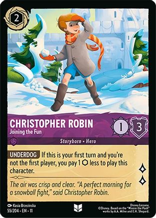 Christopher Robin - Joining the Fun (55/204) - W - Uncommon - Cold Foil