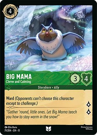 Big Mama - Clever and Calming FRANÇAIS (71/204) - G - Inhabituelle