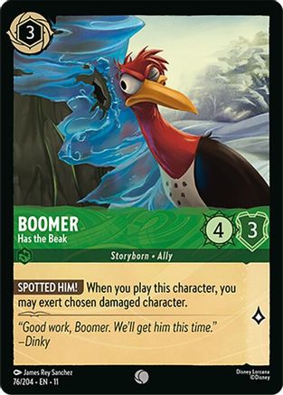Boomer - Has the Beak (76/204) - W - Common - Cold Foil