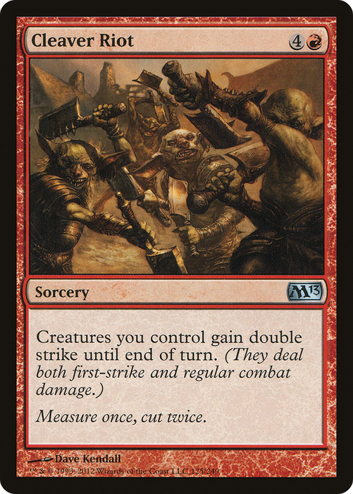 Cleaver Riot (M13-125) - uncommon