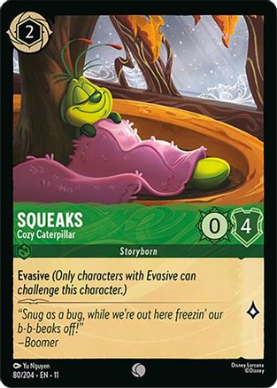 Squeaks - Cozy Caterpillar (80/204) - W - Common