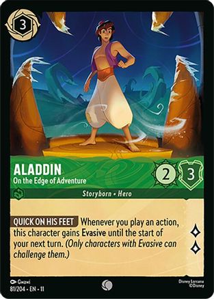 Aladdin - On the Edge of Adventure (81/204) - W - Common