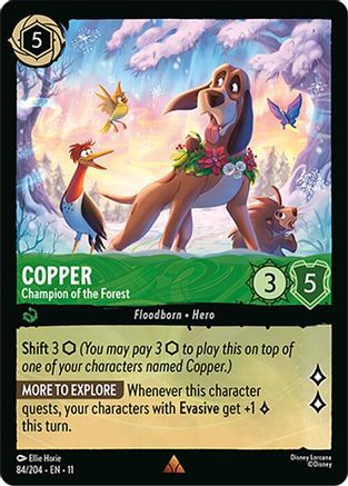 Copper - Champion of the Forest FRANÇAIS (84/204) - G - Rare