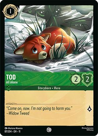 Tod - All Alone FRANÇAIS (87/204) - G - Commune