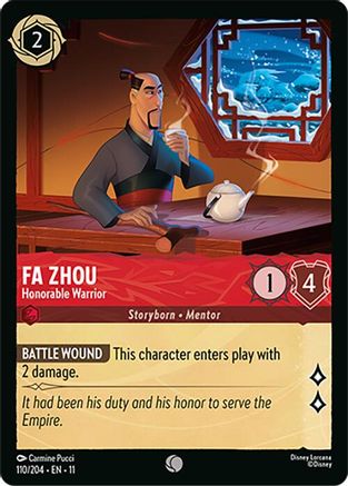 Fa Zhou - Honorable Warrior (110/204) - W - Common