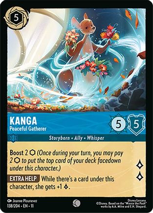 Kanga - Peaceful Gatherer (138/204) - W - Common - Cold Foil