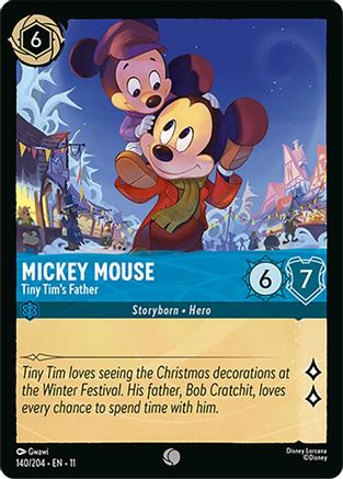 Mickey Mouse - Tiny Tim's Father (140/204) - W - Common