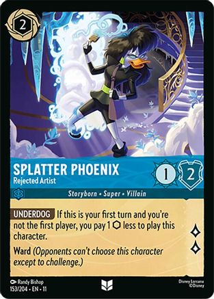 Splatter Phoenix - Rejected Artist FRANÇAIS (153/204) - G - Inhabituelle - Cold Foil