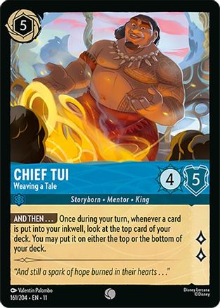 Chief Tui - Weaving a Tale (161/204) - W - Common