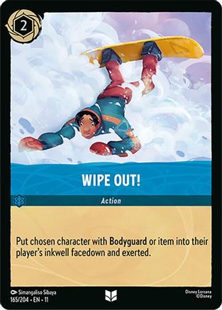 Wipe Out! (165/204) - W - Uncommon - Cold Foil