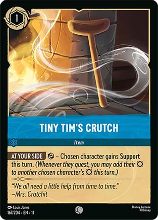 Tiny Tim's Crutch FRANÇAIS (167/204) - G - Commune - Cold Foil