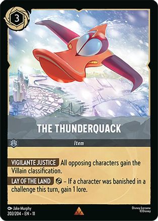 The Thunderquack (202/204) - W - Rare - Cold Foil
