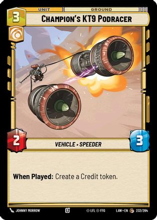 Champion's KT-9 Podracer (232/264) - ALT - Common