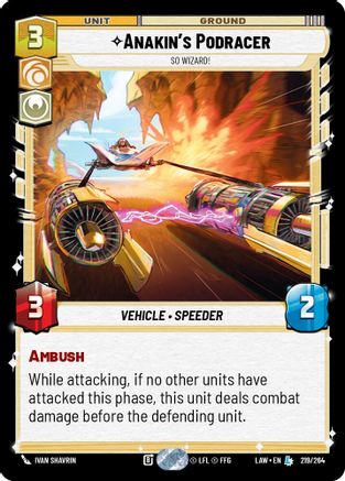 Anakin's Podracer - So Wizard! (219/264) - ALT - Legendary