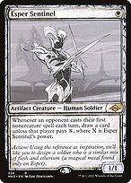 Esper Sentinel (MH2-328) - rare: (Showcase)