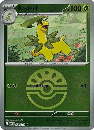 Bayleef (Friend Ball) (009) - MAH  - Uncommon - Reverse Holofoil