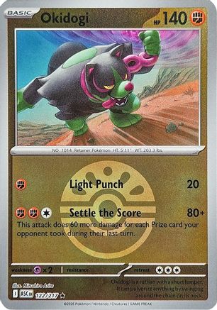 Okidogi (Friend Ball) (122) - MAH  - Rare - Reverse Holofoil