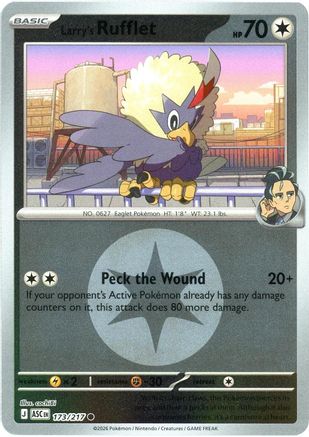 Larry's Rufflet (Energy Symbol Pattern) (173) - MAH  - Common - Reverse Holofoil