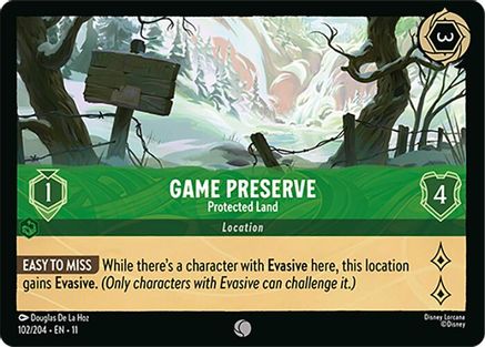 Game Preserve - Protected Land (102/204) - W - Common