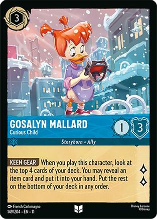 Gosalyn Mallard - Curious Child (149/204) - W - Uncommon