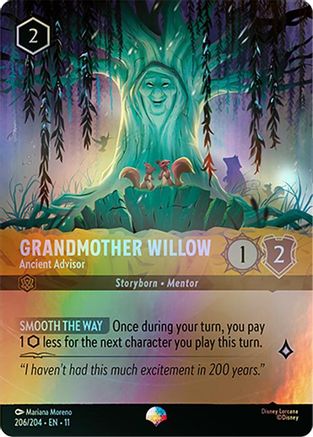 Grandmother Willow - Ancient Advisor (Epic) FRANÇAIS (206/204) - G - Épique - Holofoil