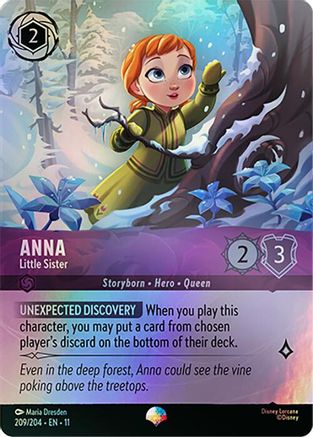 Anna - Little Sister (Epic) FRANÇAIS (209/204) - G - Épique - Holofoil