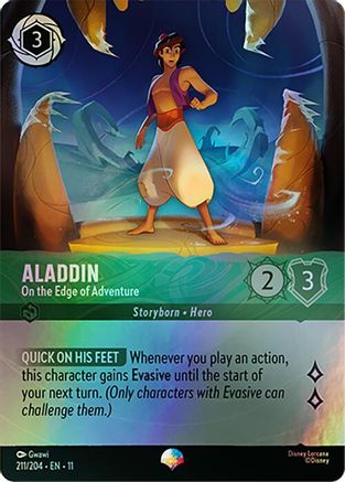Aladdin - On the Edge of Adventure (Epic) FRANÇAIS (211/204) - G - Épique - Holofoil