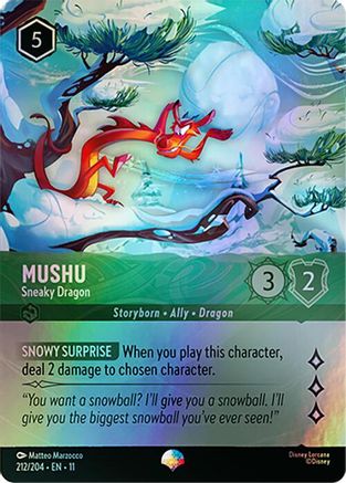 Mushu - Sneaky Dragon (Epic) FRANÇAIS (212/204) - G - Épique - Holofoil