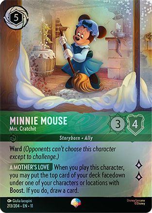 Minnie Mouse - Mrs. Cratchit (Epic) (213/204) - W - Epic - Holofoil