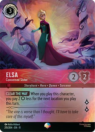 Elsa - Concerned Sister (Epic) FRANÇAIS (215/204) - G - Épique - Holofoil