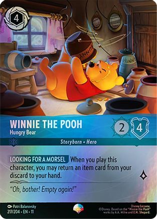 Winnie the Pooh - Hungry Bear (Epic) FRANÇAIS (217/204) - G - Épique - Holofoil