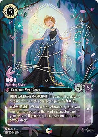 Anna - Soothing Sister (Enchanted) FRANÇAIS (227/204) - G - Enchantée - Holofoil