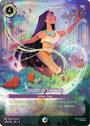 Colors of the Wind (Enchanted) FRANÇAIS (228/204) - G - Enchantée - Holofoil