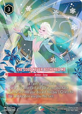 The Cold Never Bothered Me (Enchanted) FRANÇAIS (234/204) - G - Enchantée - Holofoil