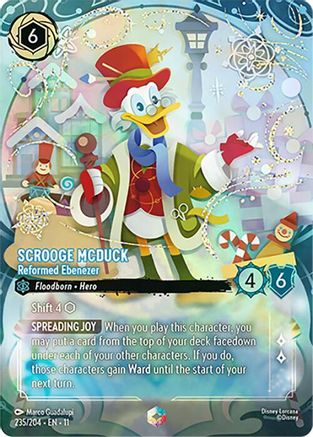 Scrooge McDuck - Reformed Ebenezer (Enchanted) FRANÇAIS (235/204) - G - Enchantée - Holofoil