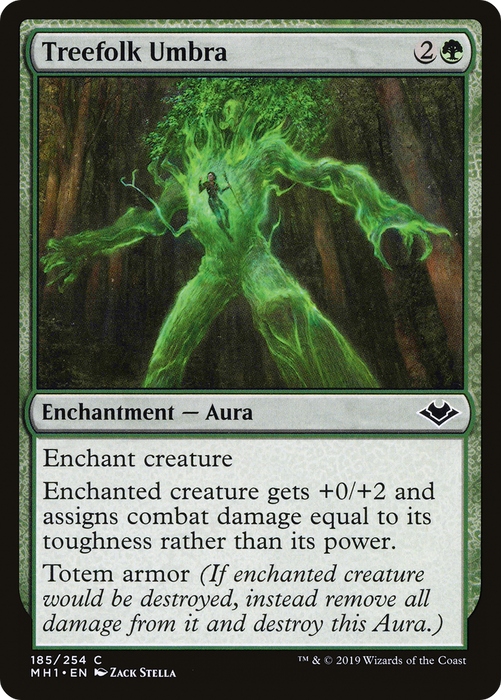Treefolk Umbra (MH1-185) - common