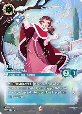 Belle - Snowfield Strategist (Enchanted) FRANÇAIS (236/204) - G - Enchantée - Holofoil