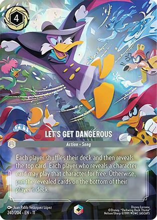 Let's Get Dangerous (Enchanted) FRANÇAIS (240/204) - G - Enchantée - Holofoil