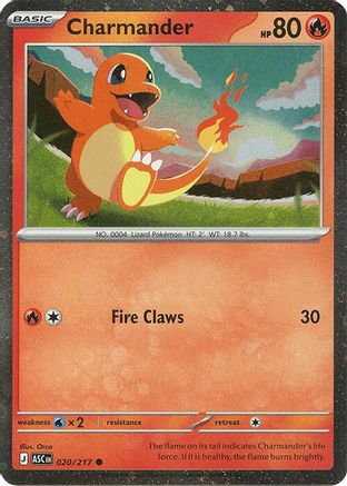 Charmander (020/217) - MCP  - Common - Holofoil