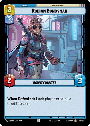 Rodian Bondsman (116/264) - ALT - Common