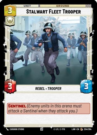Stalwart Fleet Trooper (254/264) - ALT - Common