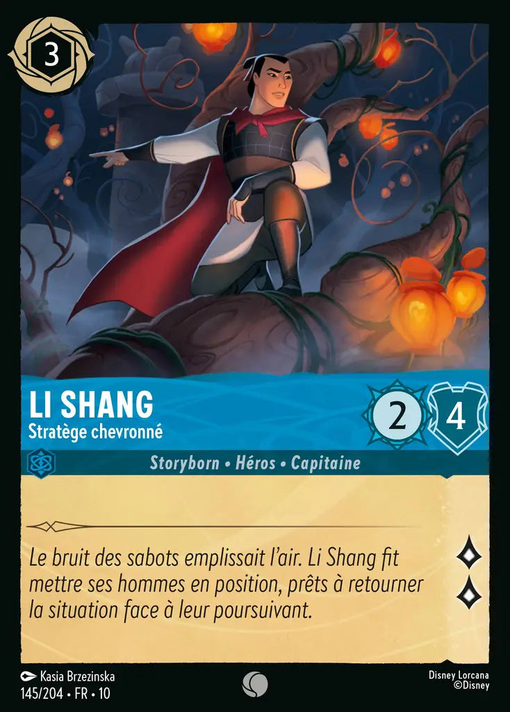 Li Shang - Stratège chevronné (145/204) - LDLP - Commune - Cold Foil
