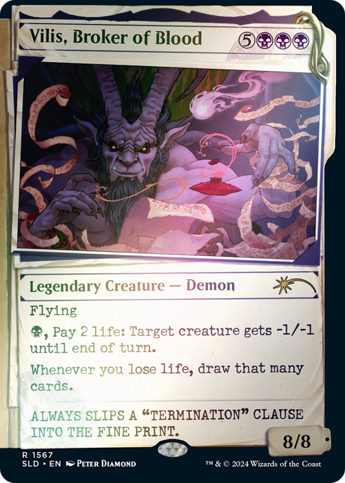 Vilis, Broker of Blood (SLD-1567★) - rare: (Showcase) - Foil