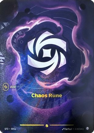 Chaos Rune (Alternate Art) (R05a) - SPF - Showcase - Foil
