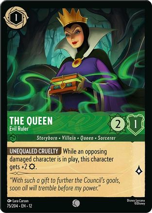 The Queen - Evil Ruler FRANÇAIS (75/204) - CI - Commune - Cold Foil