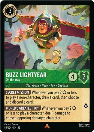 Buzz Lightyear - On the Way (85/204) - WU - Rare